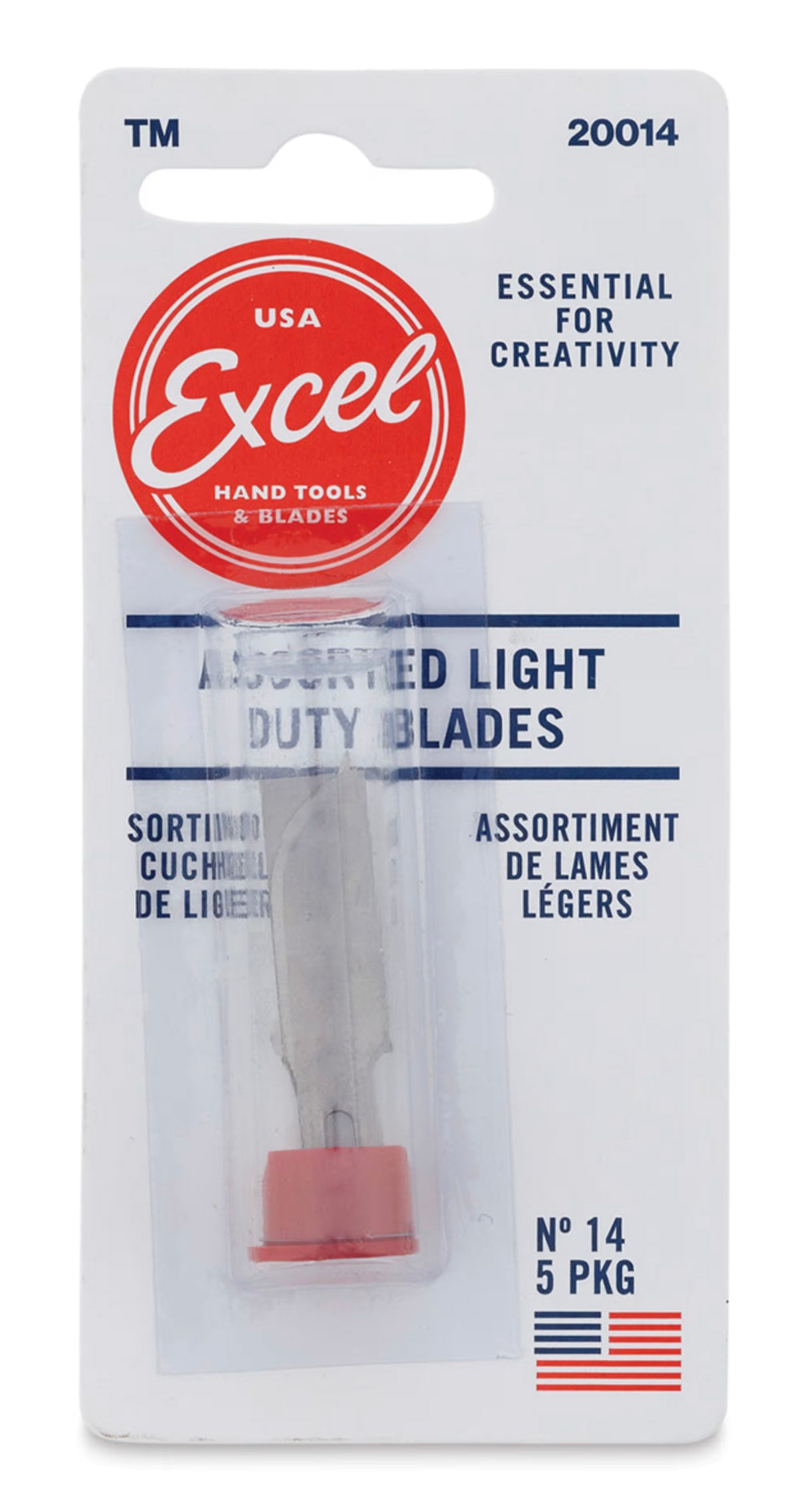 EXE20014 - Excel - No1 Handle Assorted Light Duty Blade (Pack of 5)