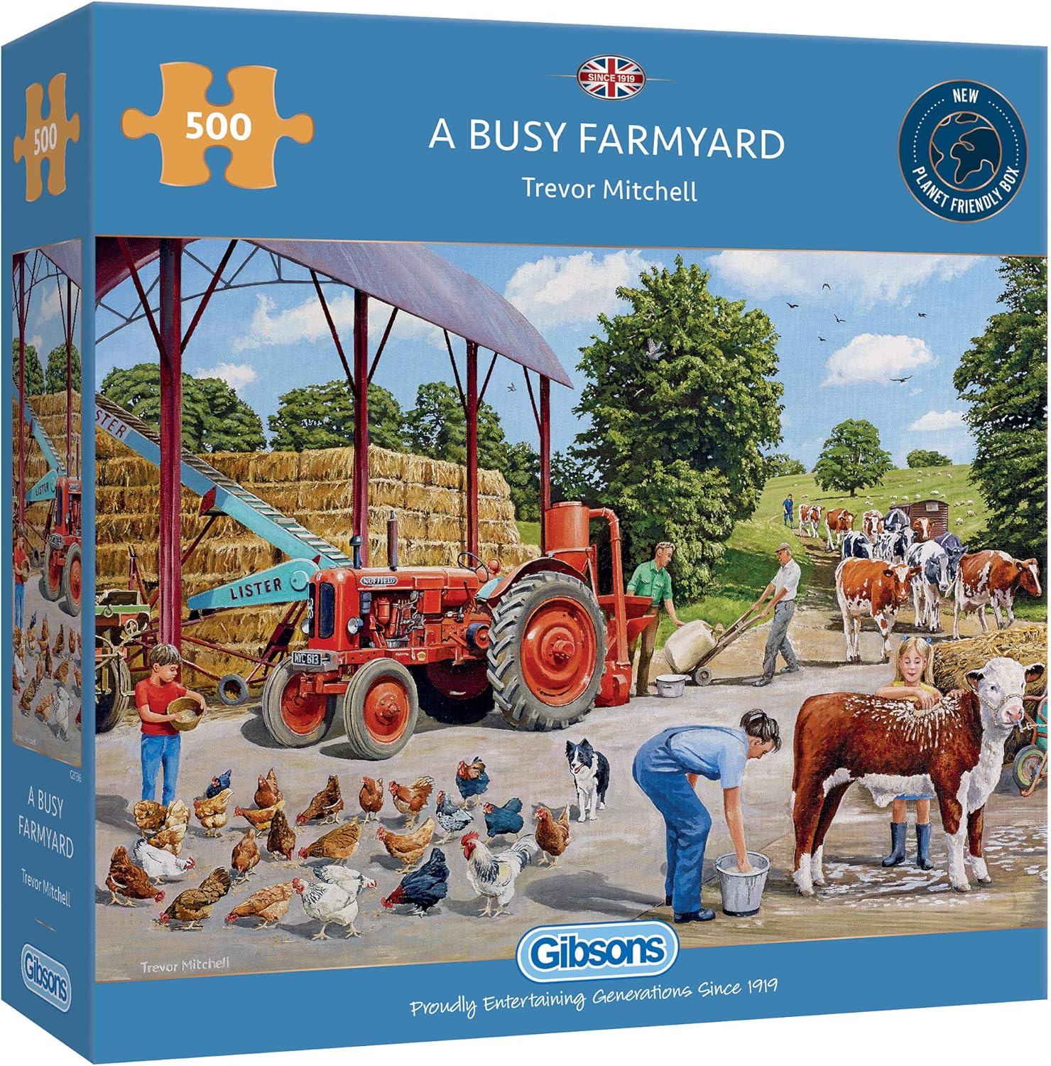 G3136 - Gibsons - A Busy Farmyard 500pc Puzzle