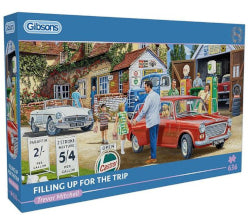 'Filling Up for the Trip' Gibsons 636 piece jigsaw