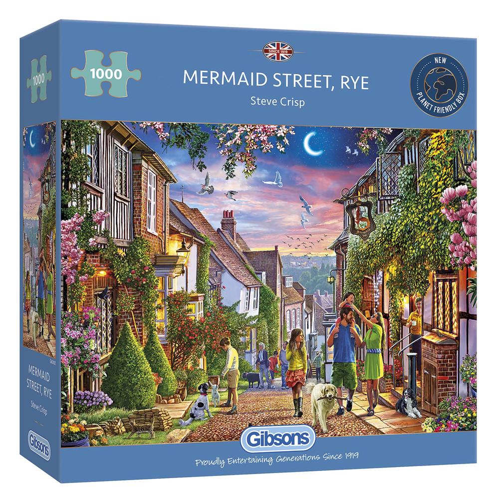 G6282 - Gibsons - Mermaid Street, Rye 1000pc Puzzle