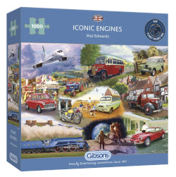 'Iconic Engines' Gibsons 1000 piece jigsaw