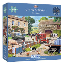 Life on the Farm' Gibsons 1000 piece jigsaw