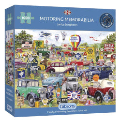 Motoring Memorabilia' Gibsons 1000 piece jigsaw