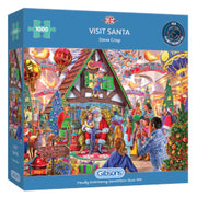 'Visit Santa' Gibsons 1000 piece jigsaw
