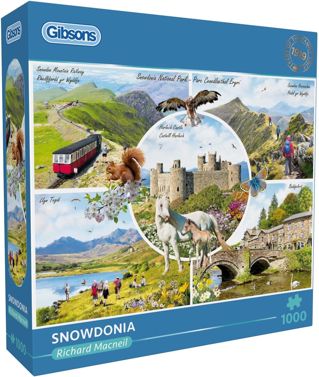 G6463 - Gibsons - Snowdonia 1000 Piece Jigsaw Puzzle
