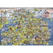 Beautiful Britain' Gibsons 1000 piece jigsaw