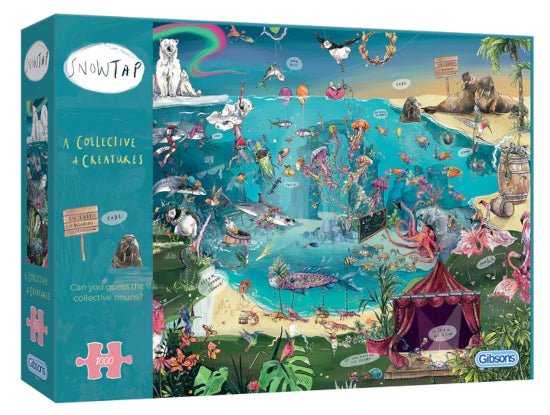 A Collection of Creatures' Gibsons 1000 piece jigsaw
