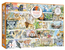Sun Bears and Sloths' Gibsons 1000 piece jigsaw