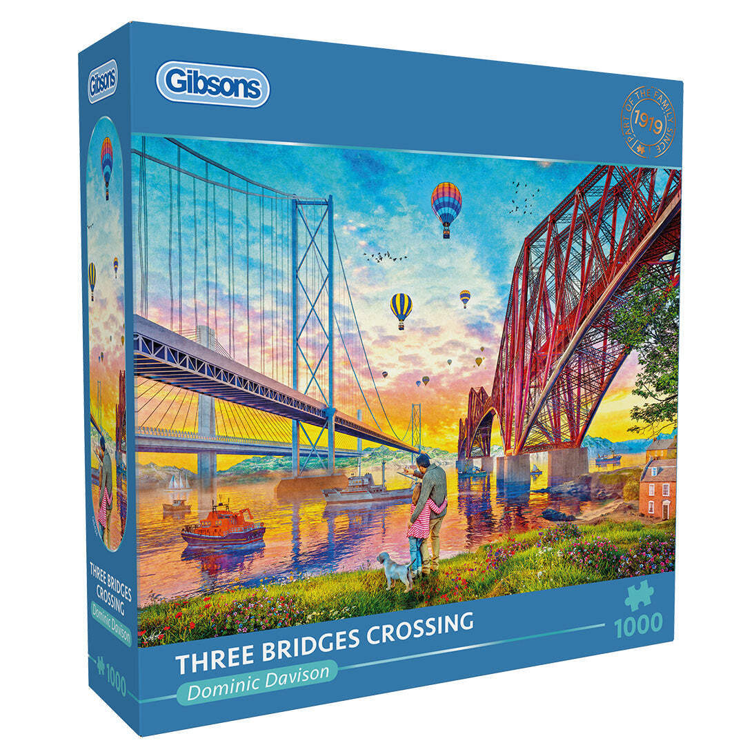 GB/J/TBC - Gibsons - 'Three Bridges Crossing' - 1000 piece jigsaw
