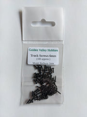 Track Screws - 6mm Long - Pack of 100