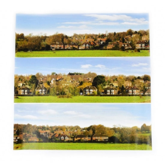 GM754 'Village Small Backscene' (152mm High by 1372mm Long)