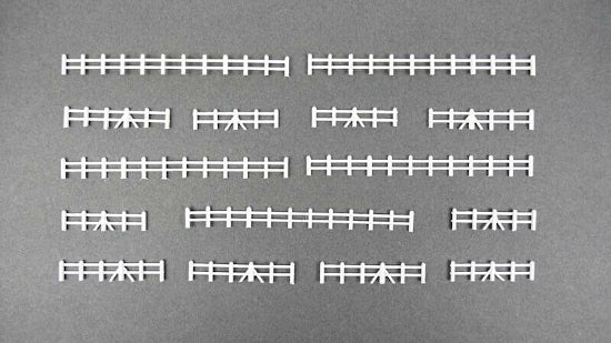 GMKD13W White Farm Rail Fencing