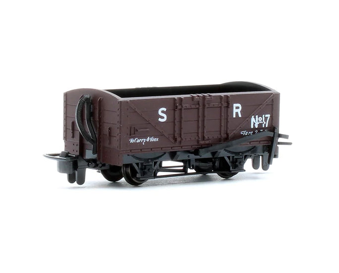 GR201E - PECO Great Little Trains - OO-9 - L&B Open Wagon SR Brown no. 17