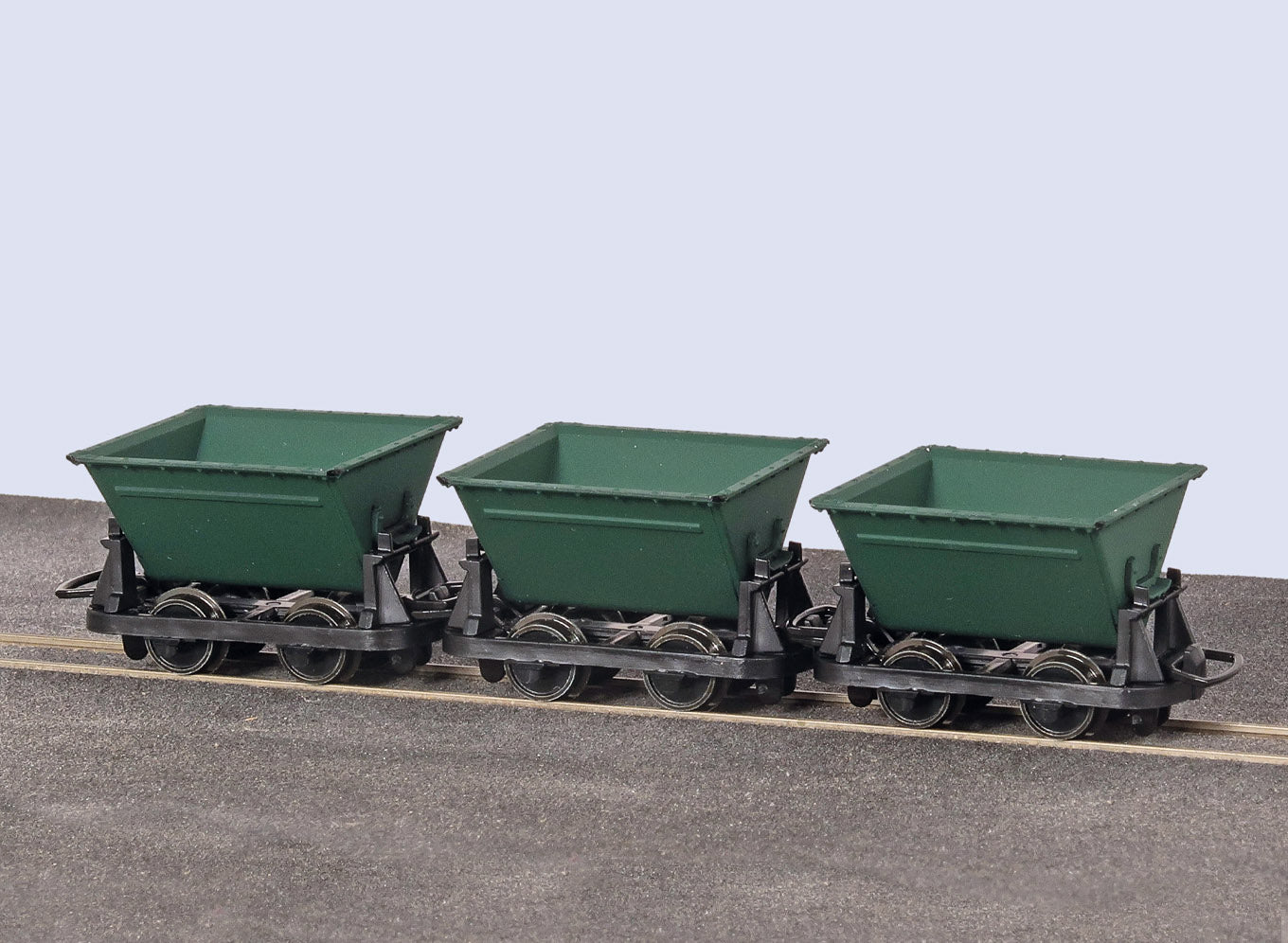 V Skip Wagons, Green