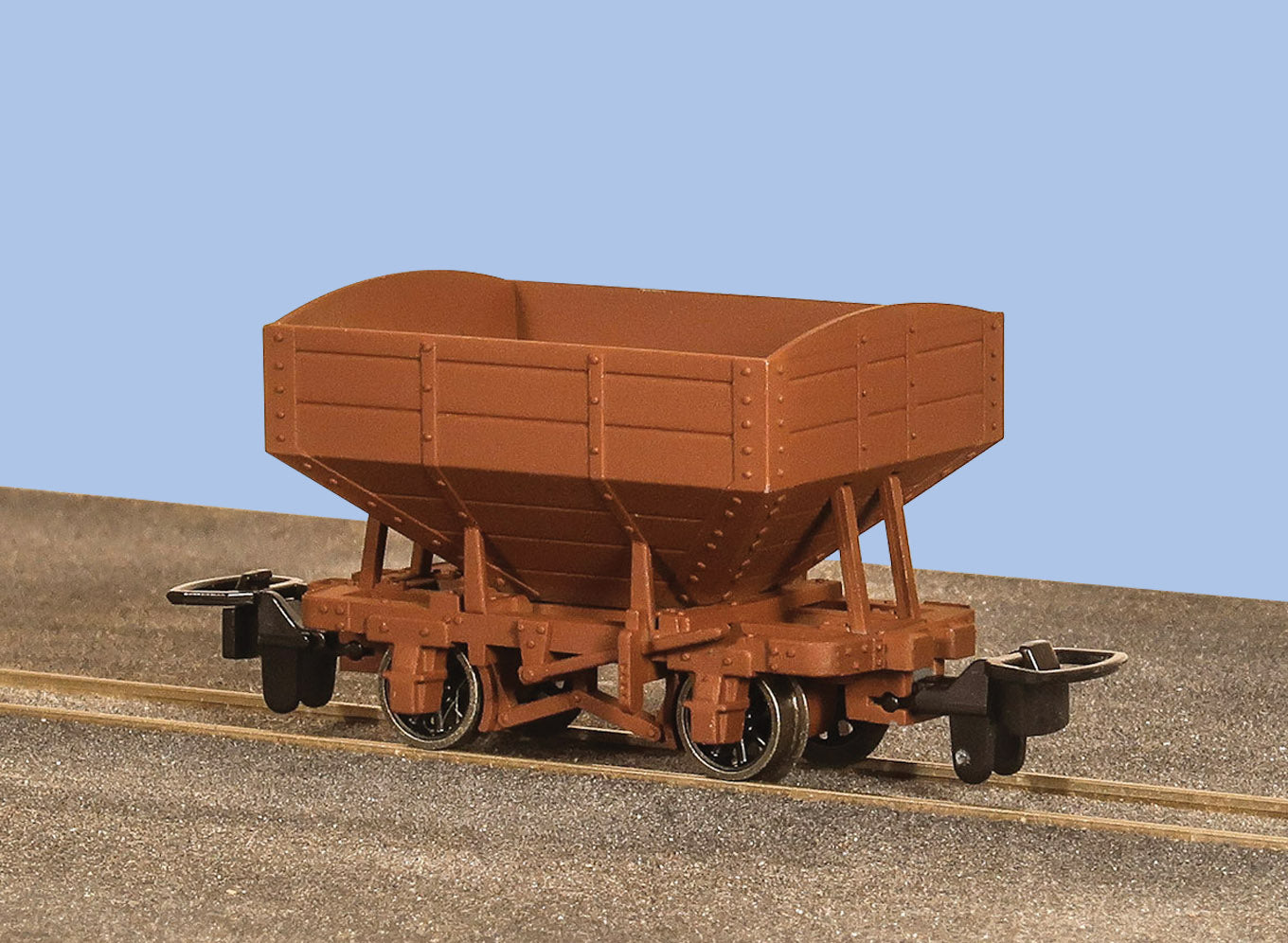 Snailbeach Hopper Wagon, Unlettered Brown