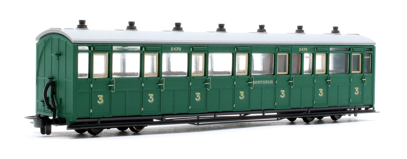 GR441C - PECO Great Little Trains - OO-9 - L&B All 3rd Coach SR Sunshine no. 2470