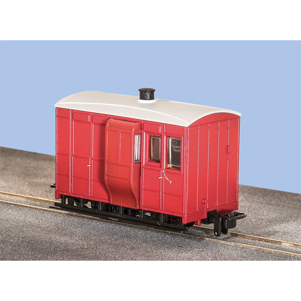 G.V.T. 4 Wheel Coach, no markings, Red