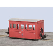 GR558B - PECO Great Little Trains - OO-9 - Ffestioniog Railway 4 Wheel Bug Box Coach, 3rd Class, 1970/80s No4