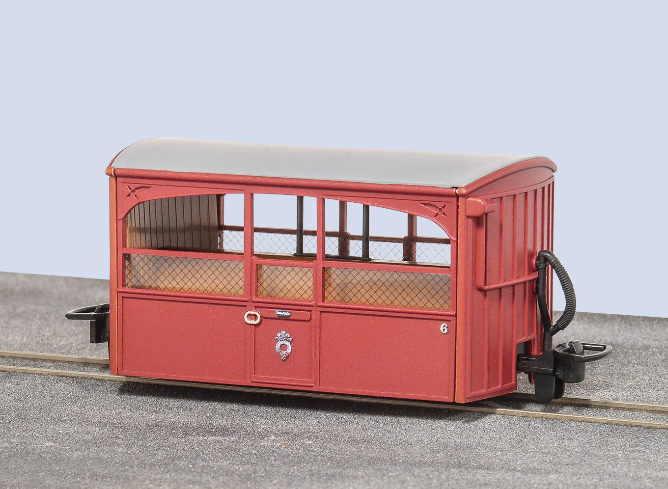 F.R. 4 Wheel Bug Box Coach, 'Zoo Car' 1970s/80s Red