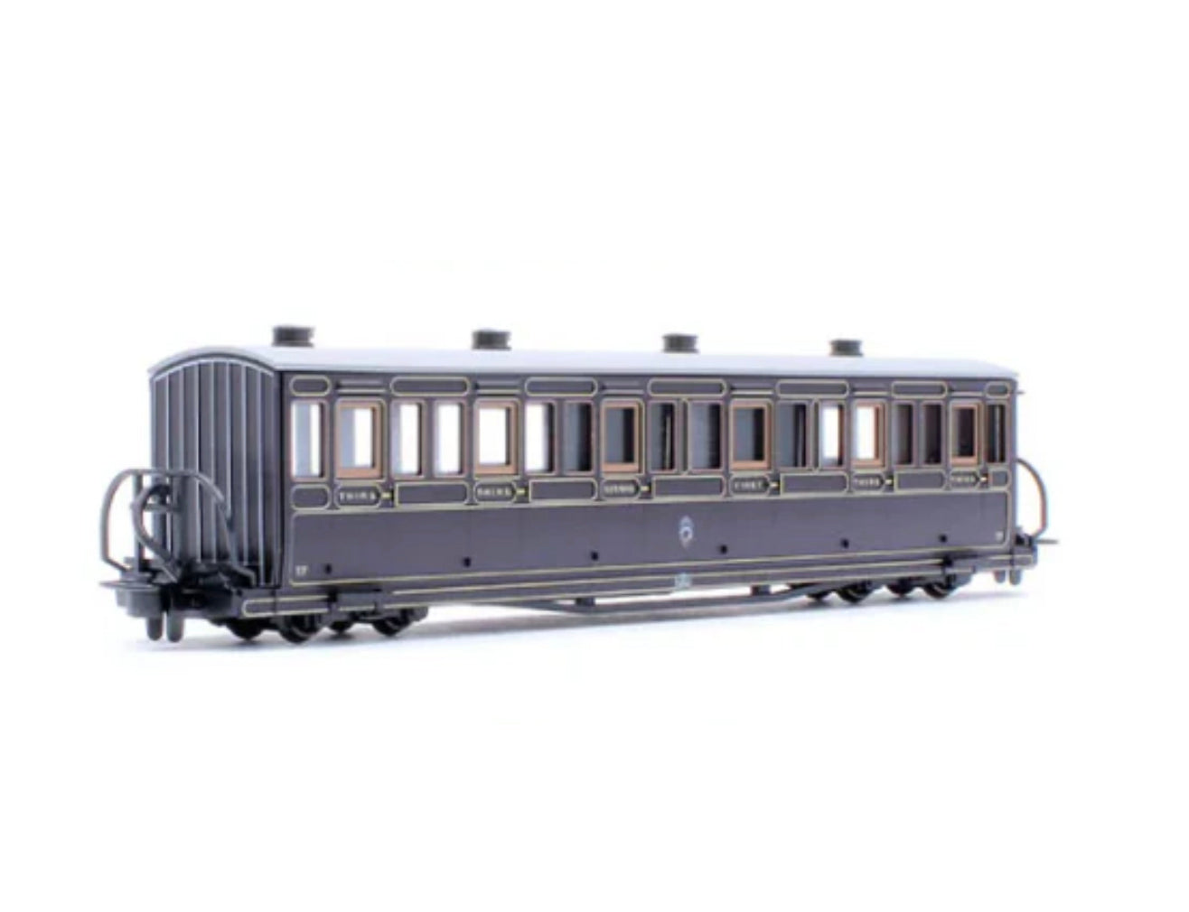 GR606A - PECO Great Little Trains - OO9 - Bowsider Short, Victorian Purple Br.17