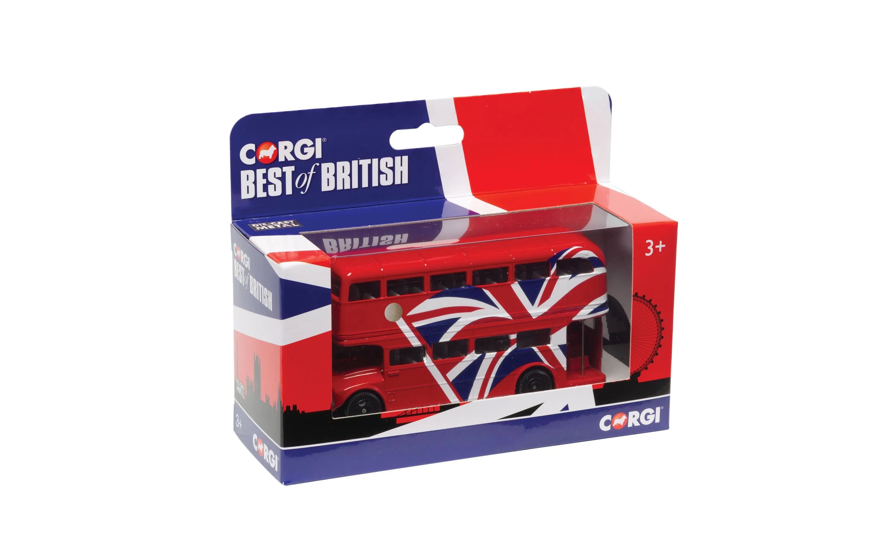 GS82336 - Corgi - Best Of British - London Bus - Union Jack - 1:64 Scale