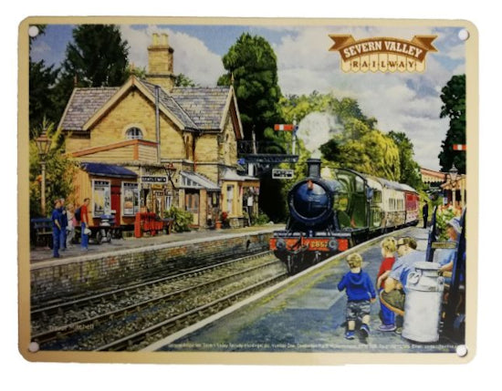 'Severn Valley Railway' Metal Wall Sign