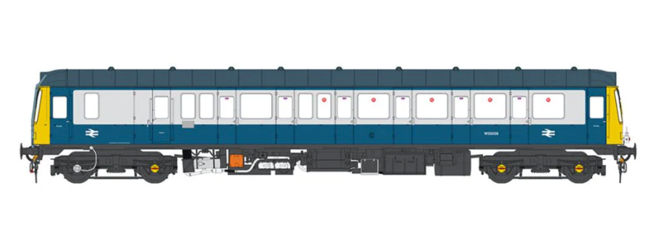 Class 121 Diesel Railcar W55028 BR Blue/Grey
