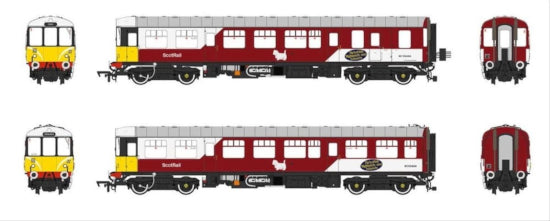 HN1456 Class 104 2 Car DMU ScotRail Mexican Bean  SC53424/SC53424 SPECIAL OFFER