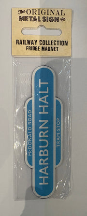Harburn Exclusive 'Harburn Halt' (Tram Stop) BR Totem Fridge Magnet