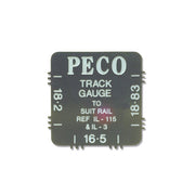 IL116 - PECO Individulay - Track Gauge