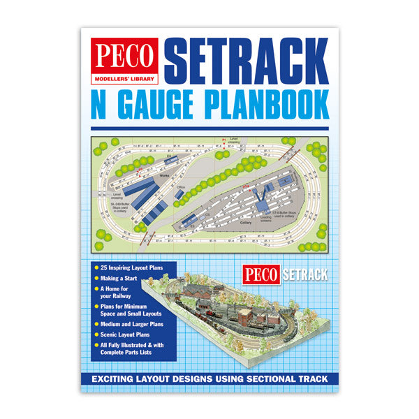 IN1 - PECO Setrack - N - Setrack N Gauge Planbook