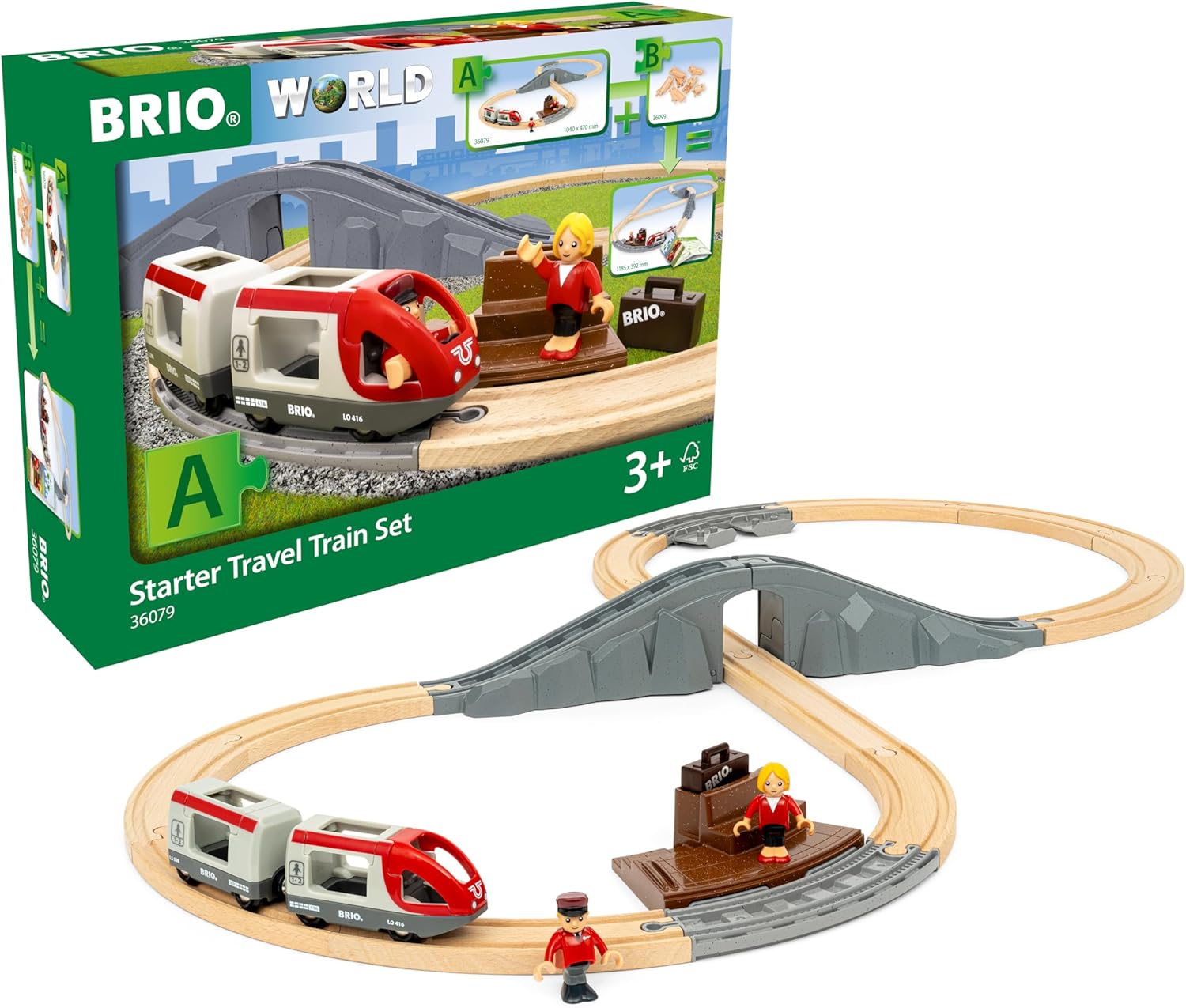 Brio - Starter Travel Train Set