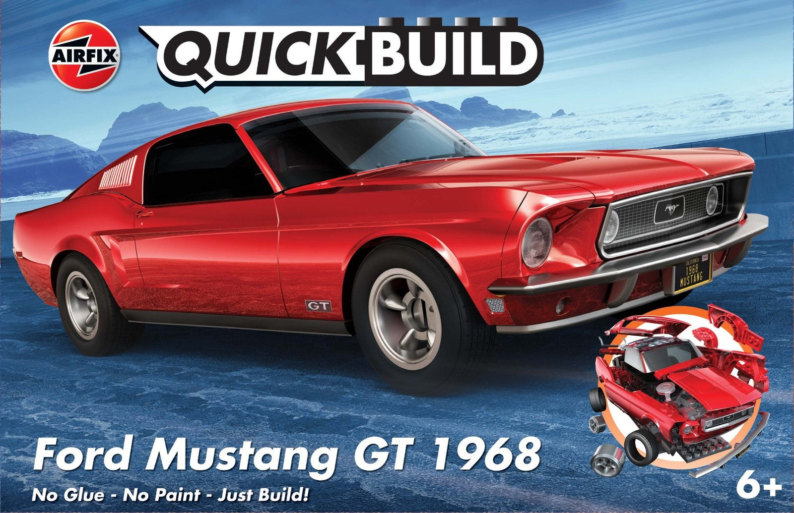 Airfix QuickbuildFord Mustang GT 1968