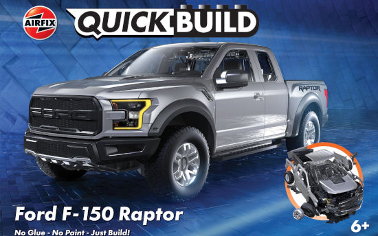 J6053 - Airfix - Quickbuild Ford F-150 Raptor - Grey