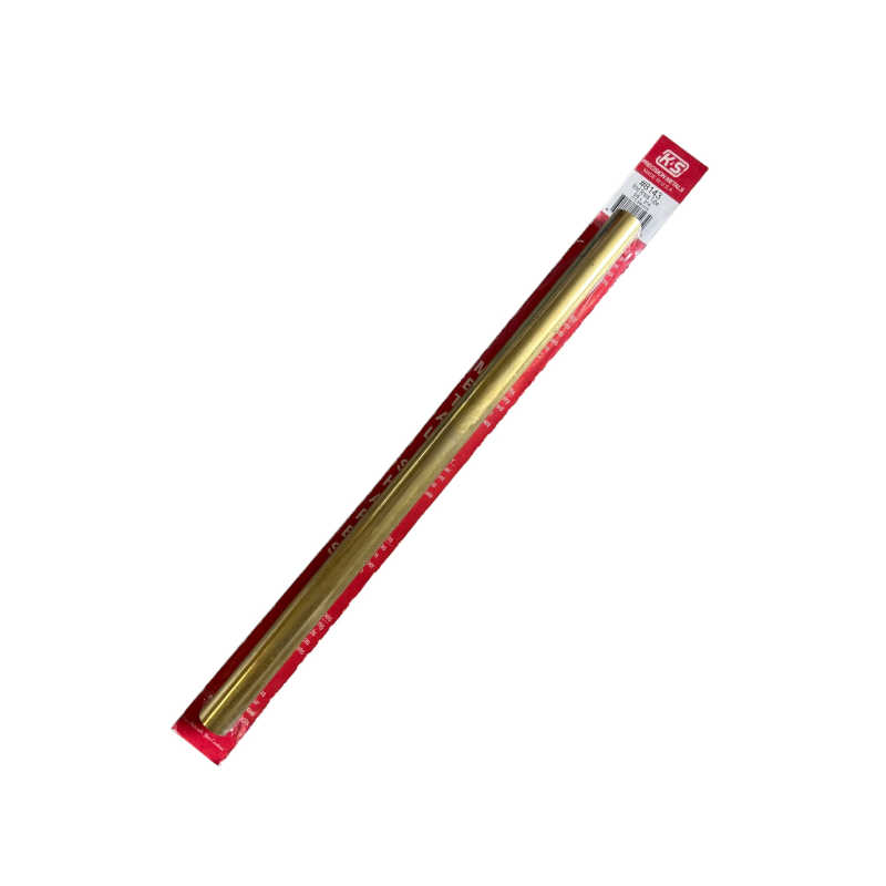 KS143 - K&S Precision Metals - Round Brass Tube 5/8 x 0.014 (15.88mm) Metal Shapes