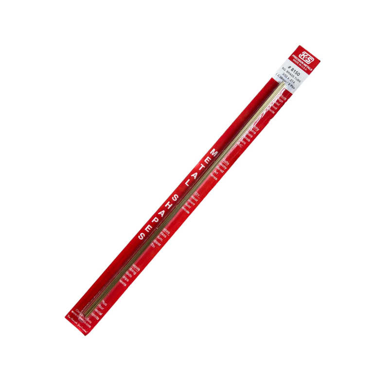KS8150 - K&S Precision Metals - Square Brass Tube 3/32 x 0.014 (2.38mm) (2 pack) Metal Shapes