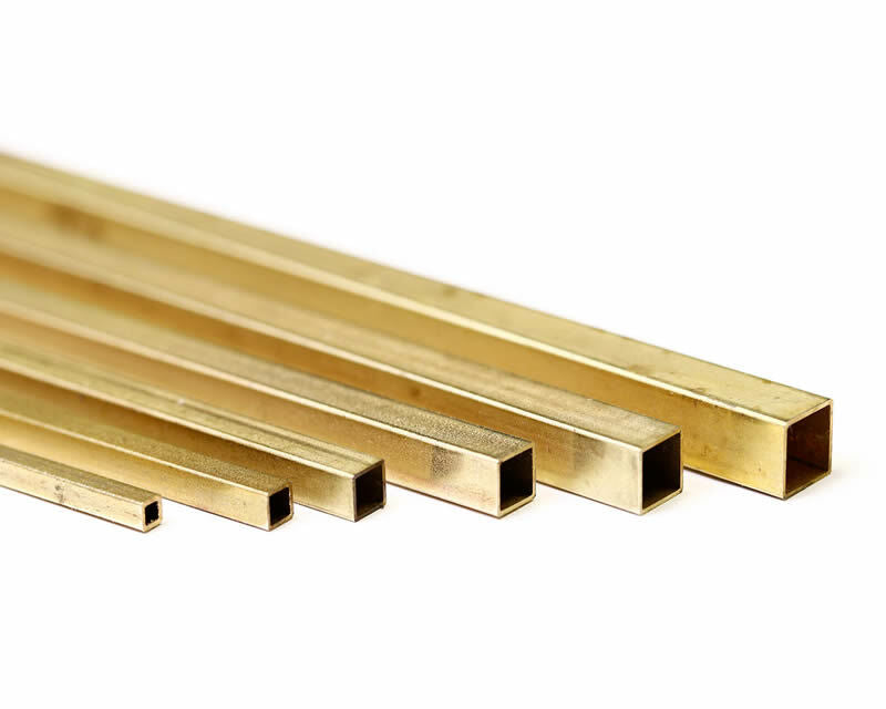 KS8151 - K&S Precision Metals - Square Brass Tube 1/8 x 0.014 (3.18mm) Metal Shapes