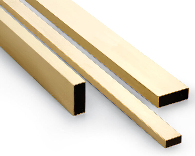 KS8264 - K&S Precision Metals - Rectangular Brass Tube 1/18 x 1/4 x .014