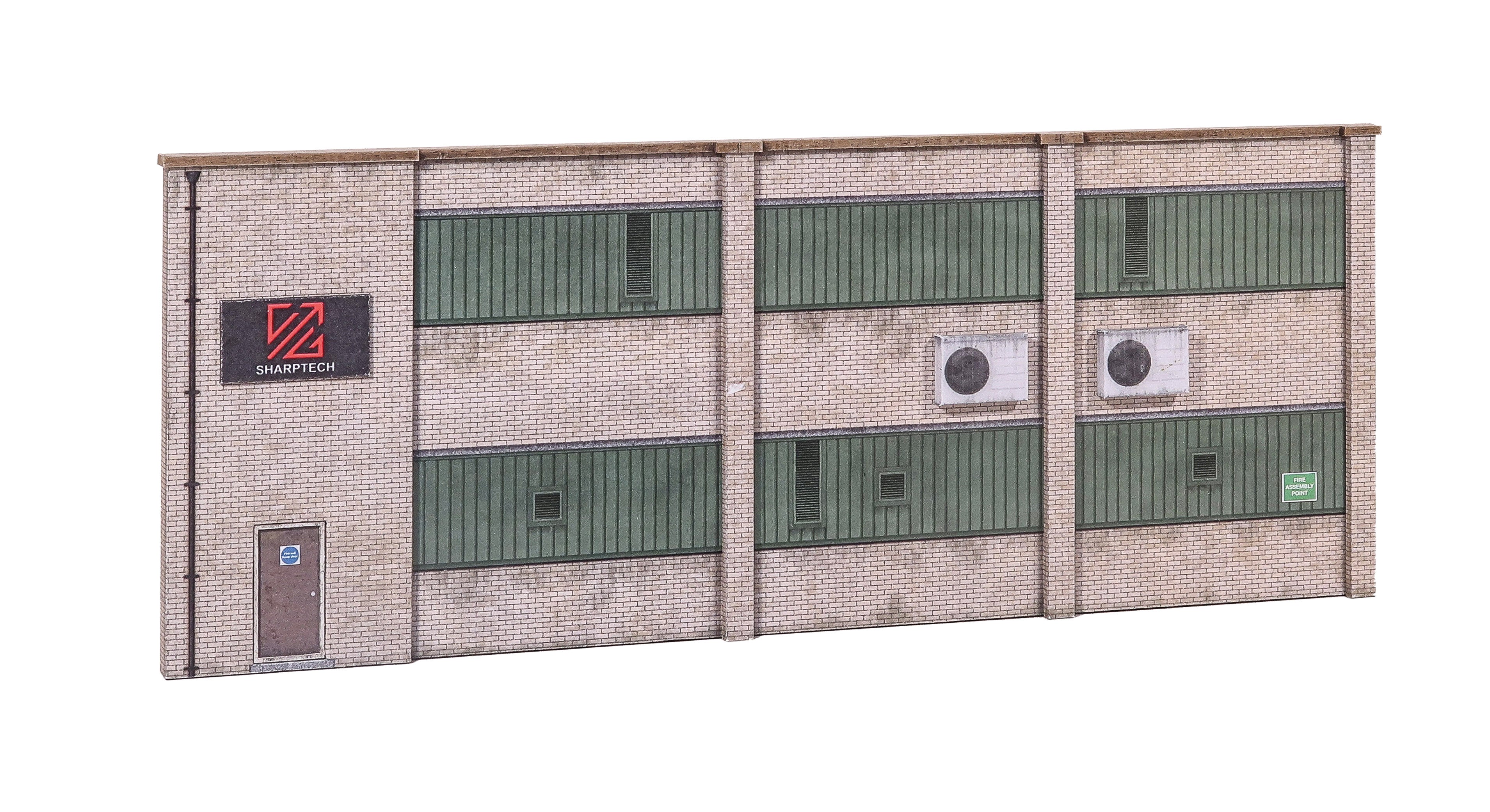 KX018 - Scale Model Scenery - OO/HO - Ultra-Low Relief Industrial Unit (Pack of 5)