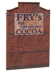 KX092 - Scale Model Scenery - OO/HO - Ultra-Low Relief Warehouse End Wall