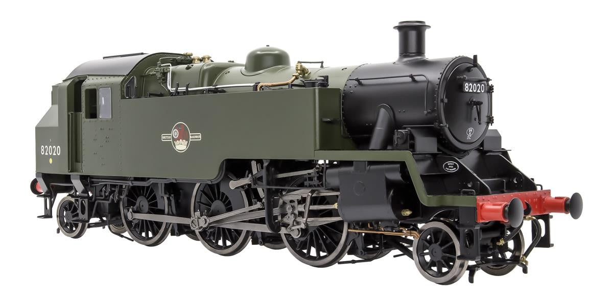 BR Standard 3MT 2-6-2T 82020 Unlined Green (W)