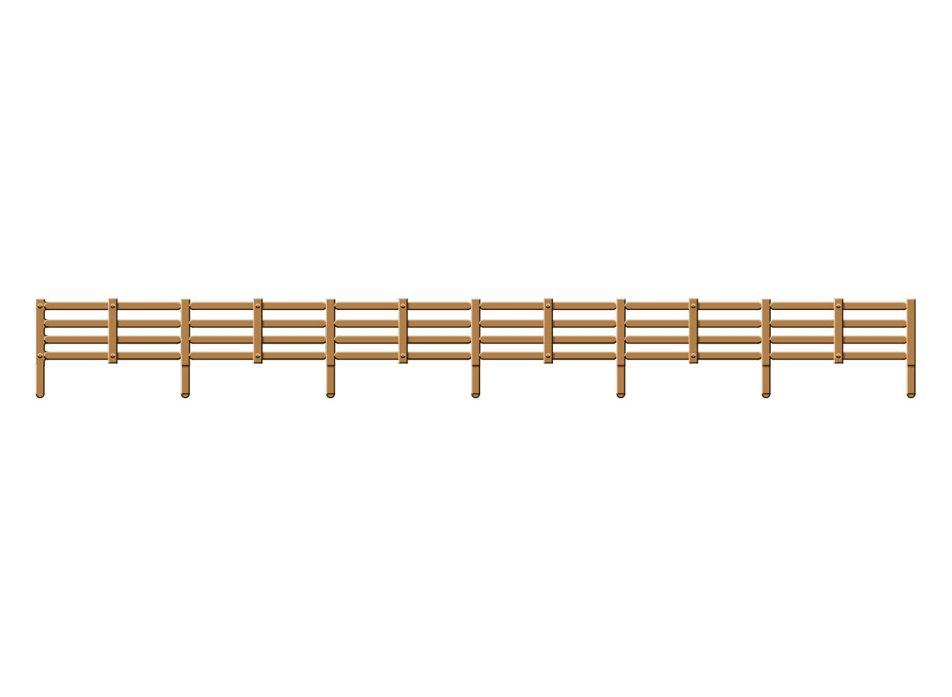 Field Fencing Straight Length 135mm