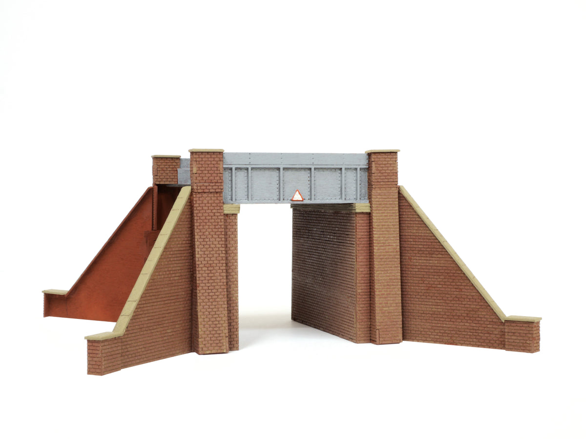 LK12164 - PECO - TT:120 -L/S Kit Bridge, Steel Plate, Brick Abutments, Single Track