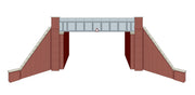 LK12166 - PECO Lineside -  TT:120 - Bridge, Steel Plate, Brick Abutments, Double Track