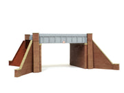 LK12166 - PECO Lineside -  TT:120 - Bridge, Steel Plate, Brick Abutments, Double Track