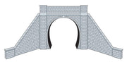 LK12172 - PECO Lineside - TT:120 - Tunnel Portal with Wing Walls, Stone, Single Track
