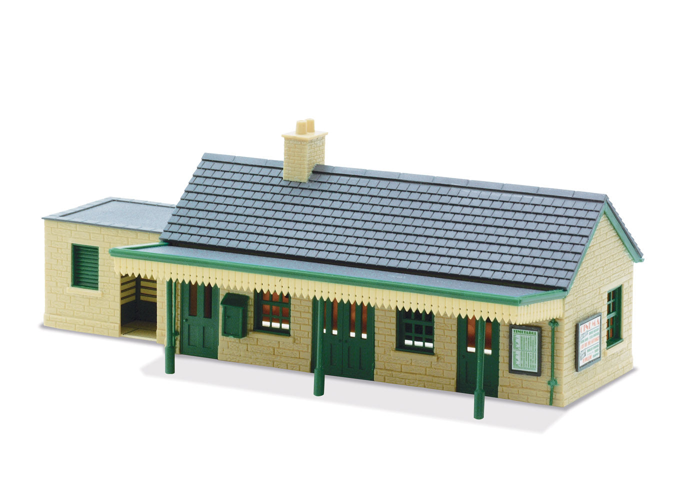 Country Station Building, stone