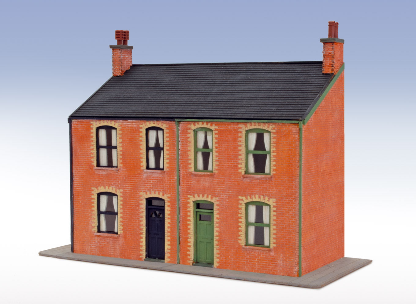 LK206 Victorian House Fronts, Laser Cut