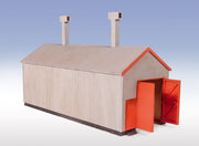 LK220 - PECO Lineside - OO/HO - Corrugated Iron Engine Shed (Boston Lodge, Ffestiniog Railway)
