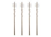 LK747 - PECO Lineside - O - Telegraph Poles